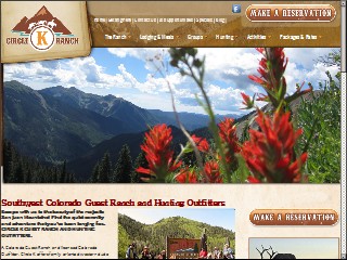 Web site www.ckranch.com, Circle K Ranch