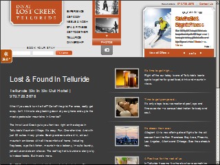 Web site www.innatlostcreek.com, Inn At Lost Creek