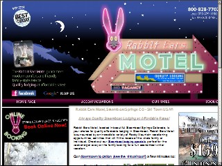 Web site www.rabbitearsmotel.com, Rabbit Ears Motel