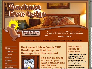 Web site www.sundancebear.com, Sundance Bear Lodge